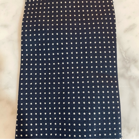 Classic Loro Piana Dot Made In Italy Robert Talbot Repp Stripe Tie Lot 100% Silk - Picture 3 of 12